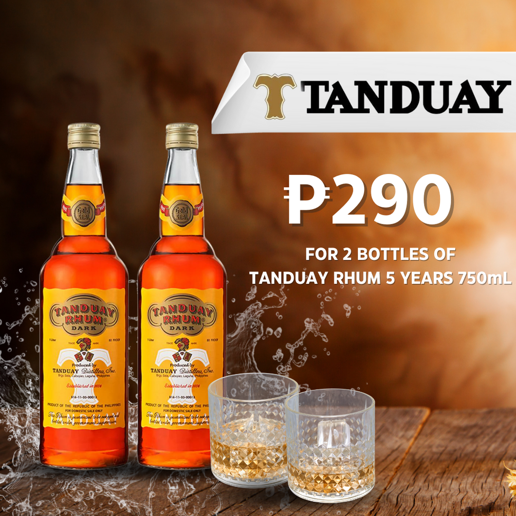 Tanduay Rhum 5-Years 750ml - 2 Bottles