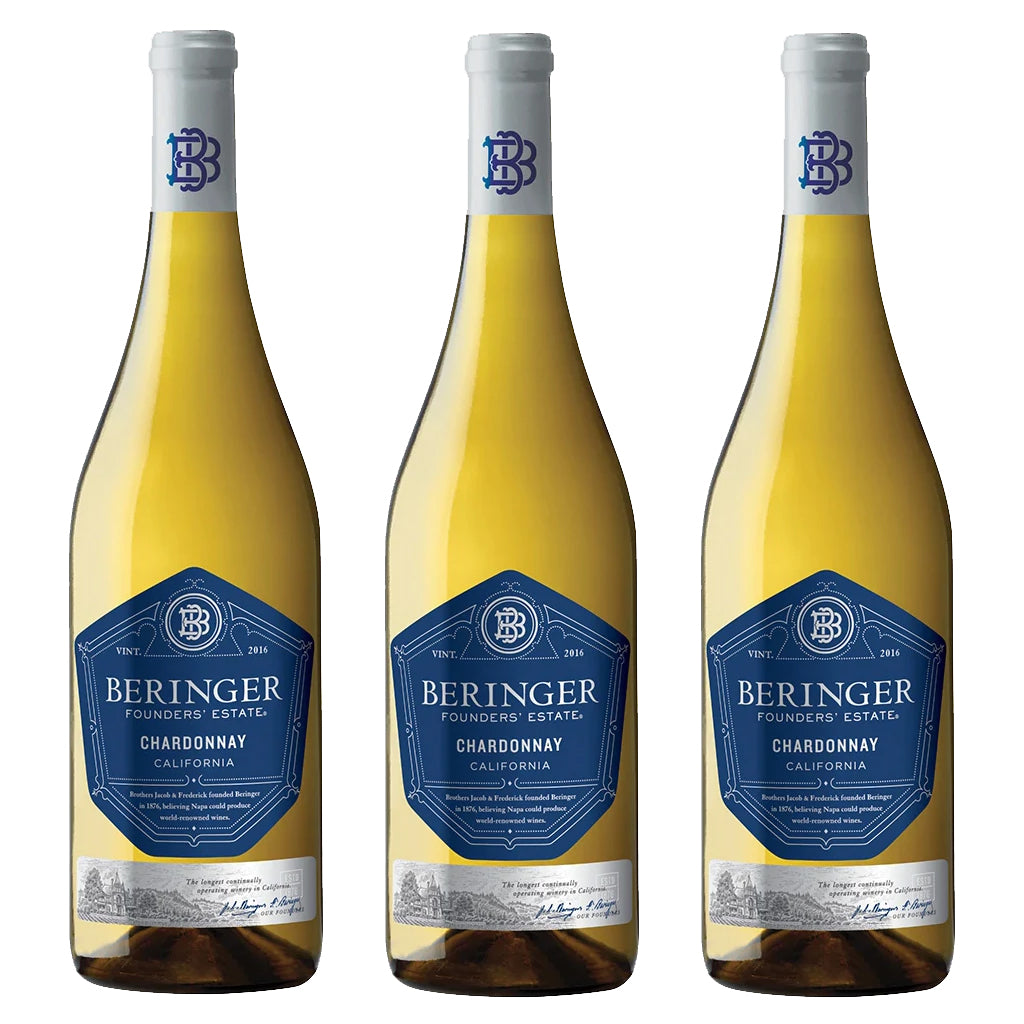 Beringer Founders’ Estate Chardonnay 2016 - 3 bottles