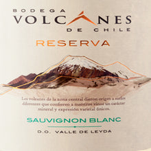 Load image into Gallery viewer, Bodega Volcanes de Chile &quot;Reserva&quot; Sauvignon Blanc 2018

