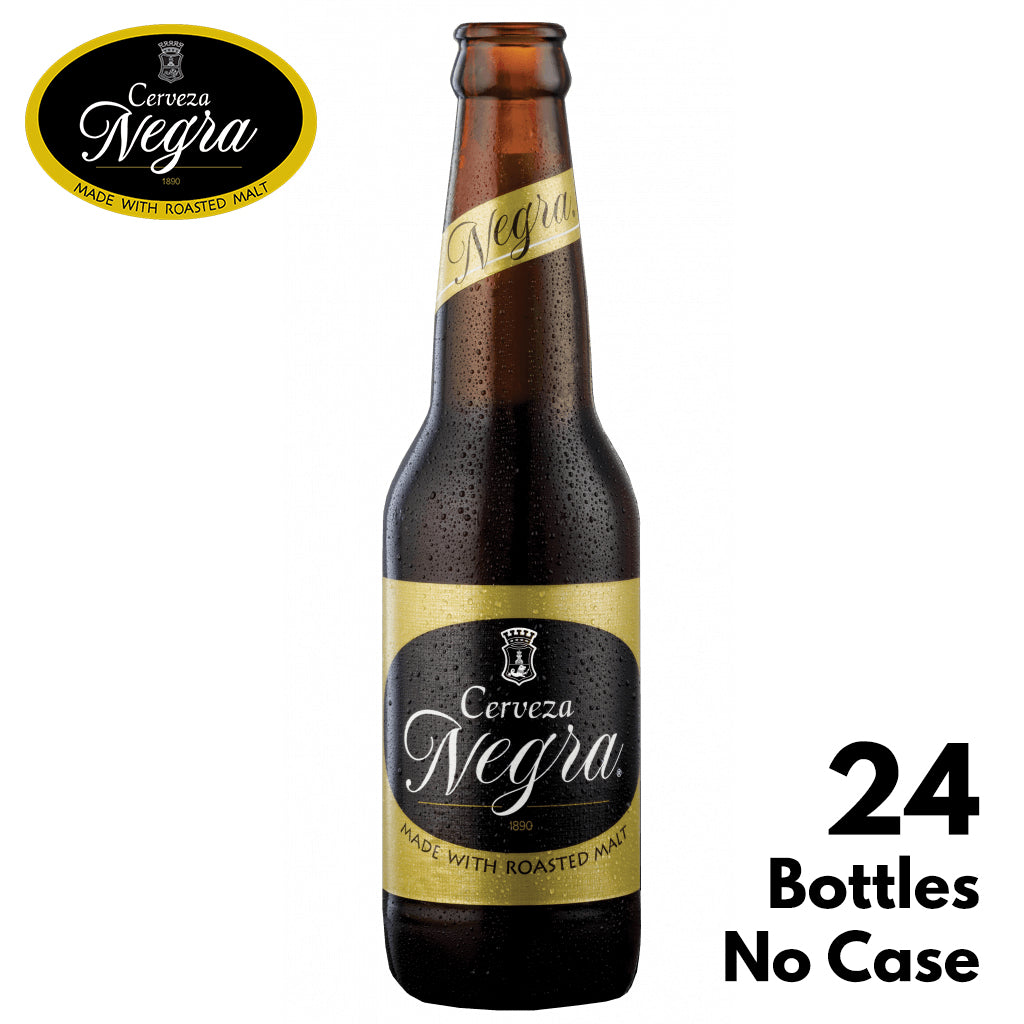 Cerveza Negra 330ml Bottle x 24 (1 Case) Contents Only