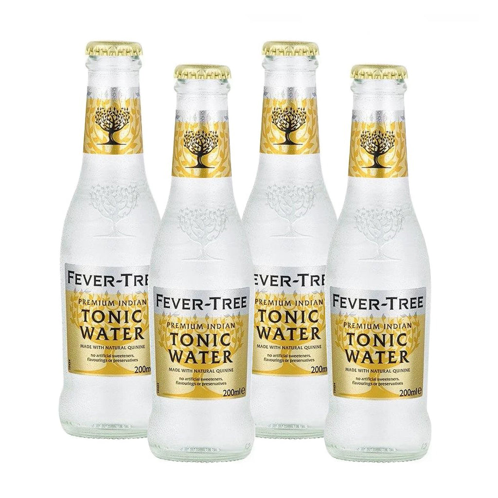 Fever-Tree Indian Tonic Water 200ml Bottle - 4 Pack
