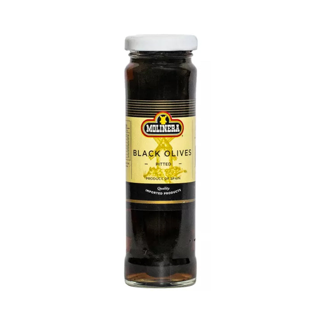 Molinera Black Olives (Pitted) 140 grams
