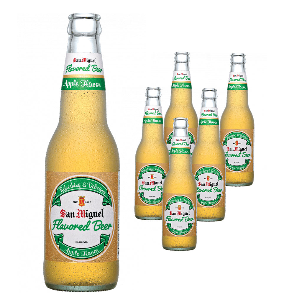 San Miguel Flavored Beer Apple 330ml Bottle 6-Pack