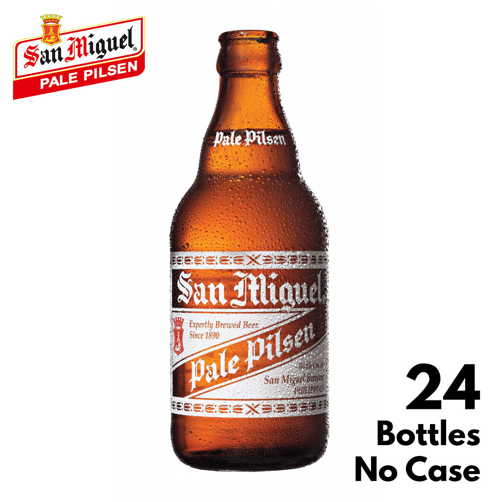 San Mig Pale Pilsen Classic 320ml Bottle x 24 (1 Case) Contents Only