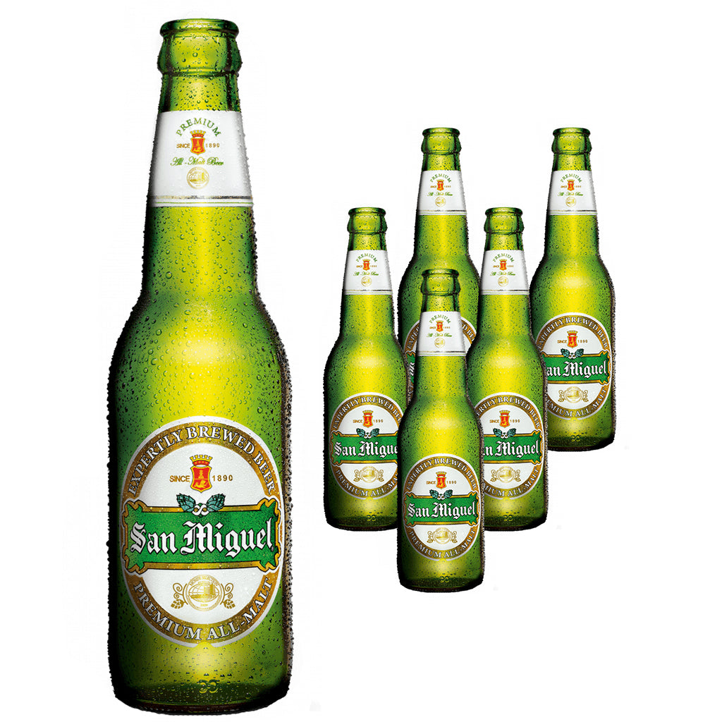 San Mig Premium All-Malt 330ml Bottle 6-Pack