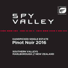 Load image into Gallery viewer, Spy Valley Pinot Noir 2016
